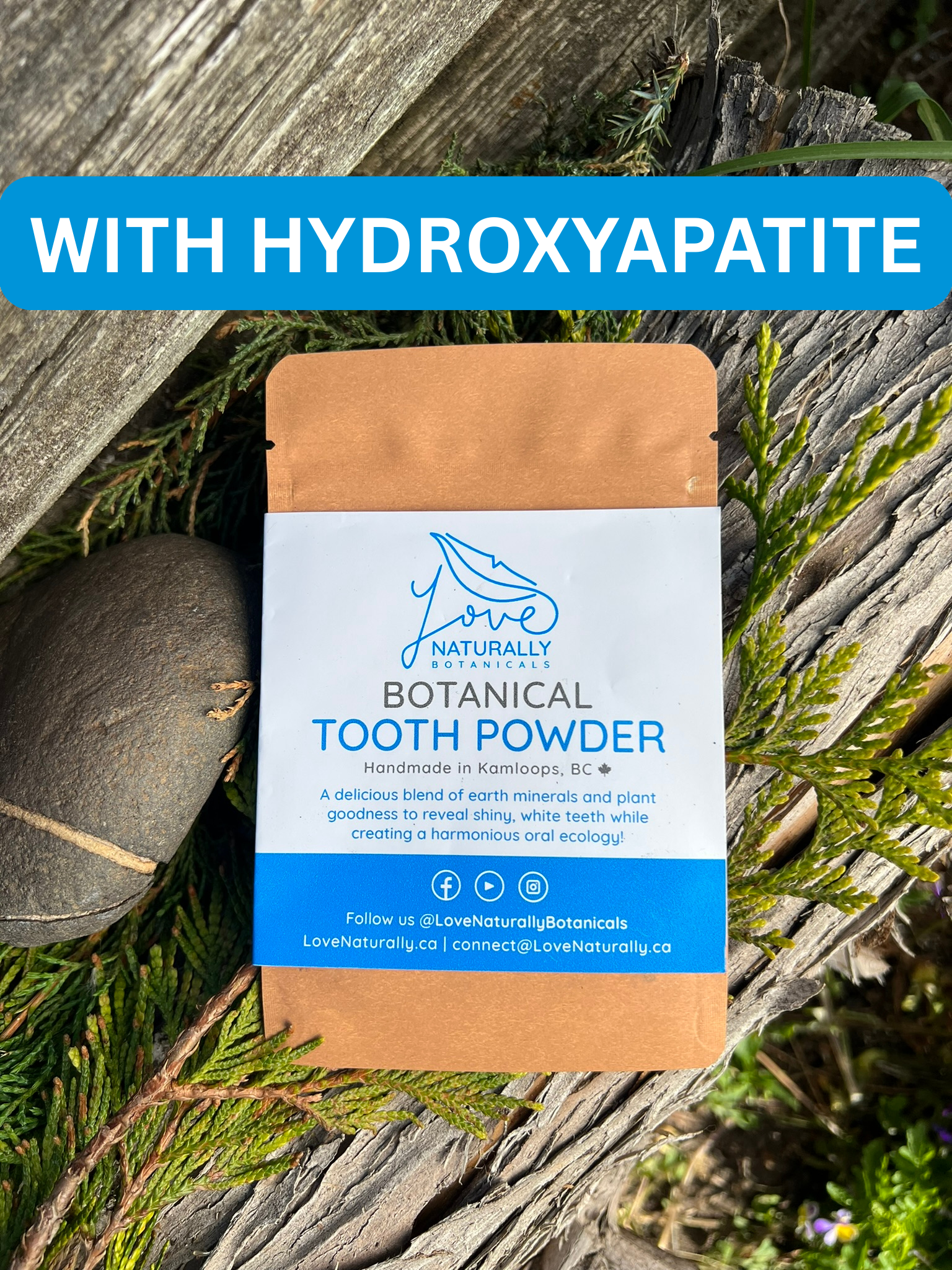 Botanical Tooth Powder - with Hydroxyapatite